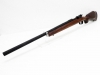 [マルシン] モーゼル Kar98K スポーター マットブラックABS ウォールナットストック 6mmBB ガスガン (中古)