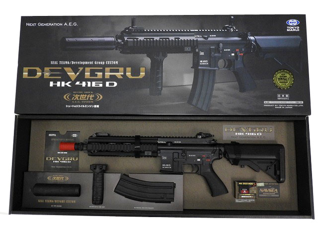 東京マルイ] HK416D DEVGRUカスタム 次世代電動 サプレッサーやや傷 