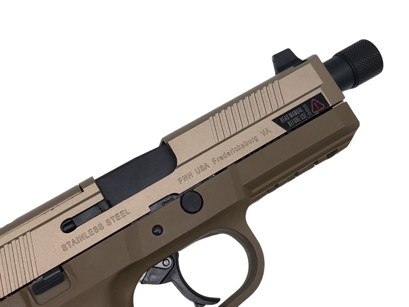 CyberGun/VFC] FNX-45 Tactical/タクティカル TAN メタルスライド ガスブローバック ハーフメタル 新ロット  (中古)｜エアガン.jp