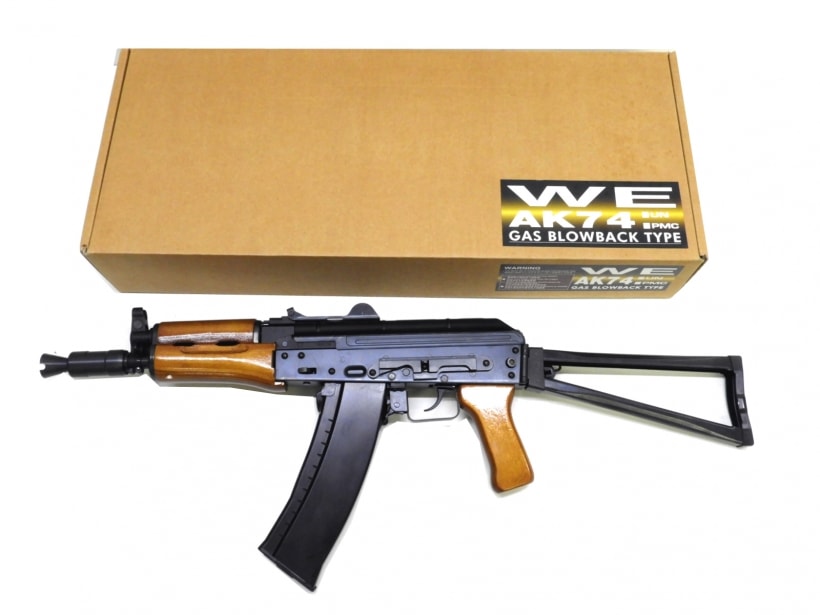 [WE] AK74UN GBB オープンボルト RA-TECHウッドキット組込 (中古)