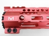 [NB] MIDWEST タイプ 超軽量 アルミ製 M-LOK ハンドガード 7inch RAS / レッド (中古)