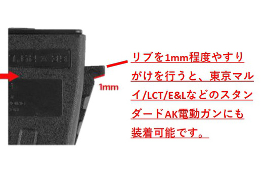 SAA] スタンダード AK用 マルイ LCT E&L ダブルイーグル 等対応 MAGPUL