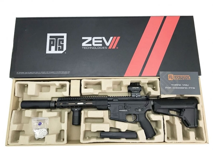 [PTS] ZEV Core Elite 10.5インチ ブラック 電動ガン オプション多数 (中古)