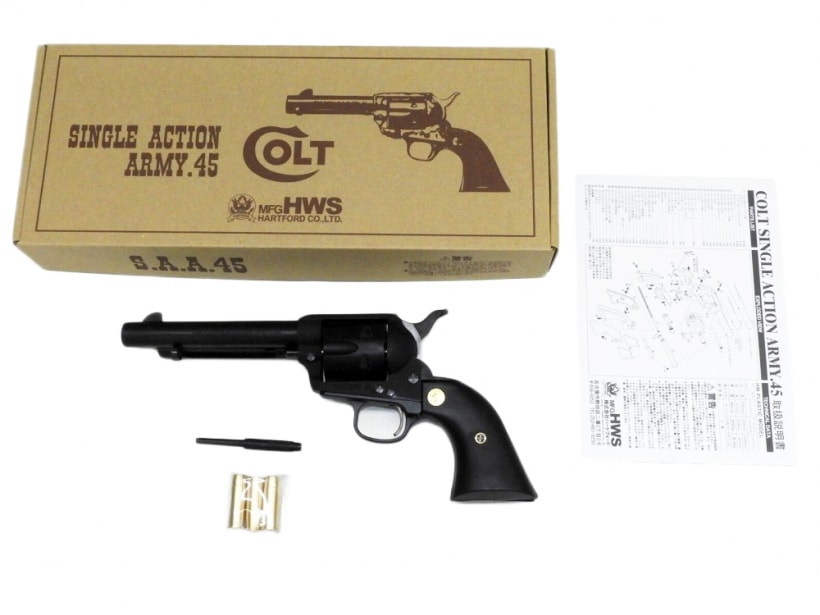 [HWS] コルト SAA.45 アーティラリー ラバーモデル 発火モデルガン (中古)