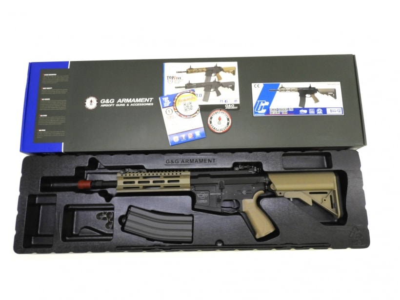 [G&G] CM16 Raider 2.0 DESERT TAN G&G純正ETU 電子トリガーユニット組込 (中古)