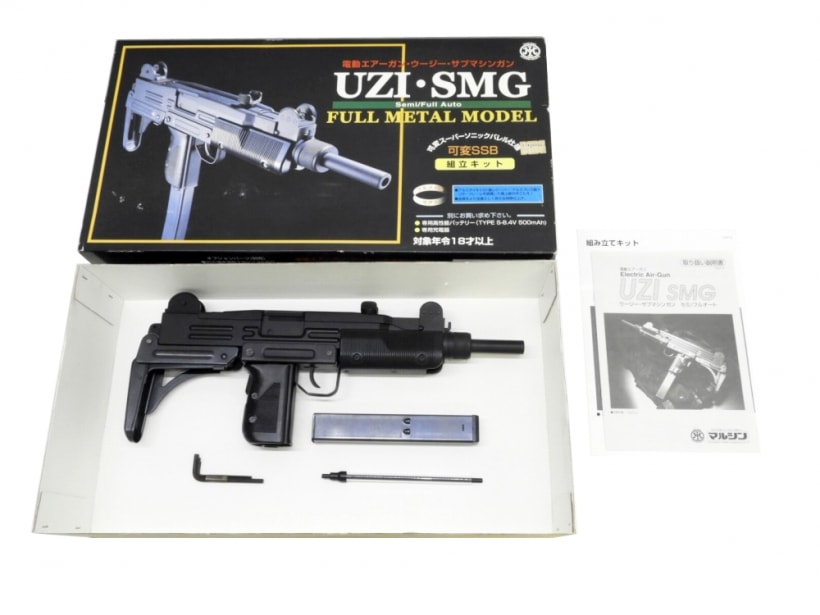 [マルシン] UZI SMG フルメタルモデル キット組立済 (中古)