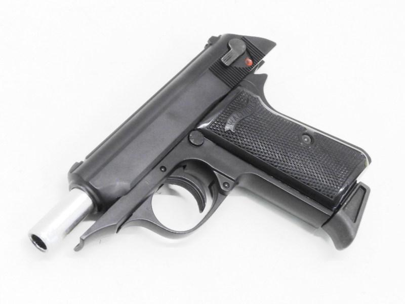 WA] ワルサー PPK/S 発火モデルガン サイレンサーセット (中古 