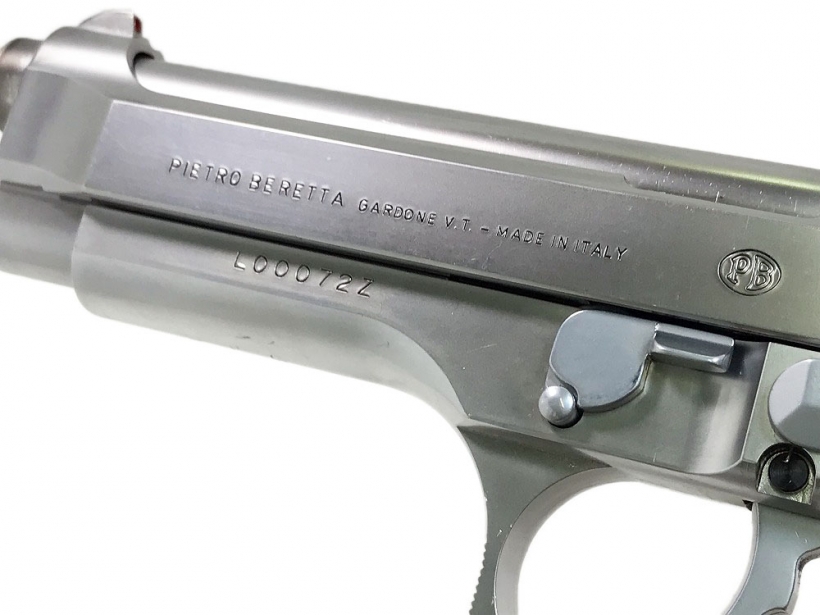 マルシン] M92FS ステンレス 実物刻印 シルバーABS 発火モデルガン 