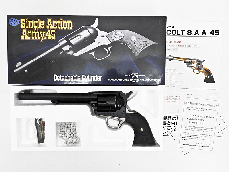 多様なアイテムを揃えた タナカ COLT S.A.A.45 シングルアクション