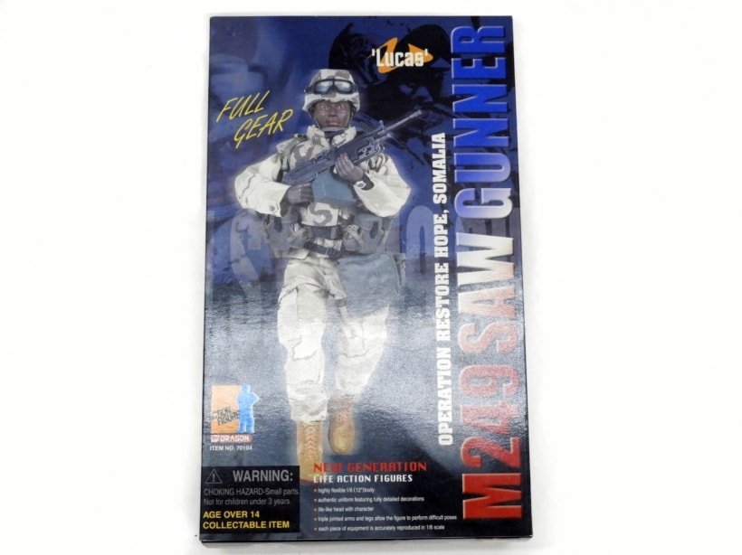 [DRAGON MODELS] OPERATION RESTORE HOPE SOMALIA M249 SAW GUNNER Lucas (中古)