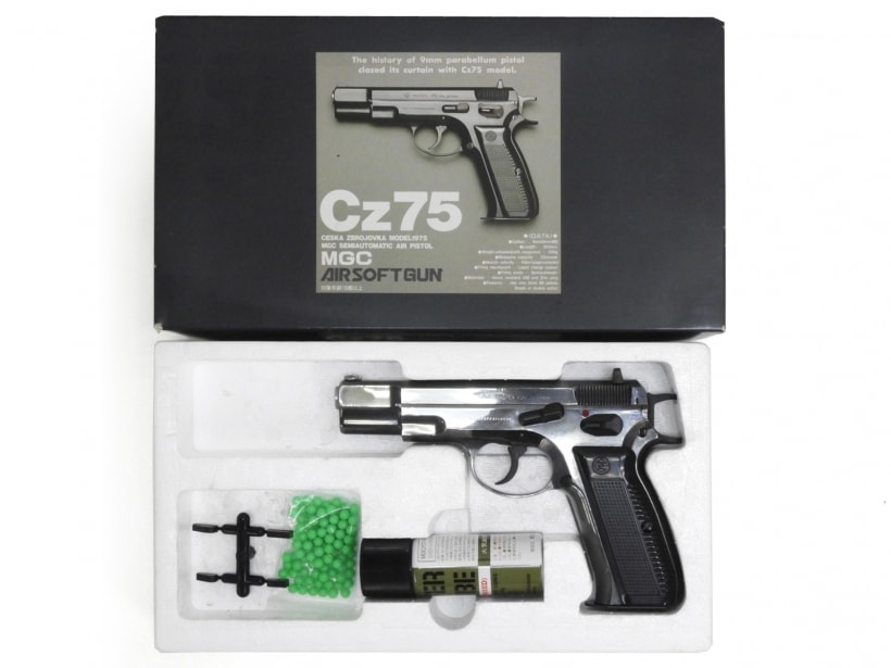 [MGC] Cz75 固定スライド メタルフィニッシュ (中古)