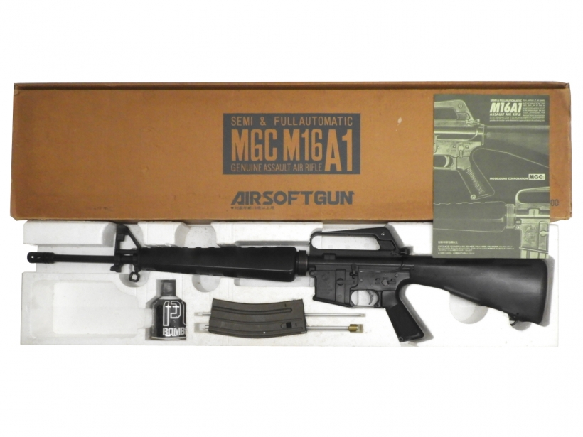 MGC M16E1 モデルガン用マガジンとカートリッジ