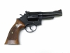 [タナカ] S&W M19 4インチ スチールフィニッシュ 木製グリップカスタム (中古)