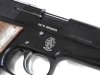 [マルシン] S&W M39 スタンダードフィニッシュ 刻印ホワイト入り リアルウッドカスタム マガジン難 (訳あり)