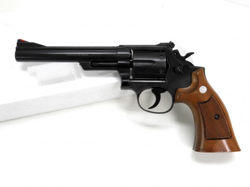 コクサイ] S&W M19 6インチ HW No.206 木製グリップ (中古)｜エアガン.jp