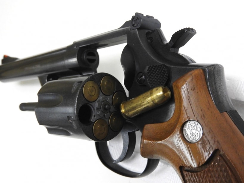 コクサイ] S&W M19 6インチ HW No.206 木製グリップ (中古)｜エアガン.jp