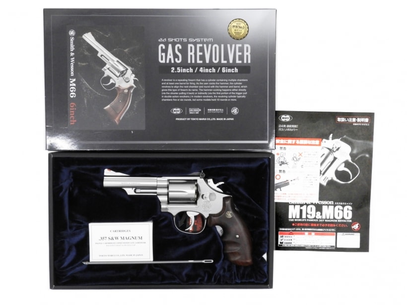 東京マルイ] S&W M66 4インチ 木製グリップカスタム (中古)｜エアガン.jp