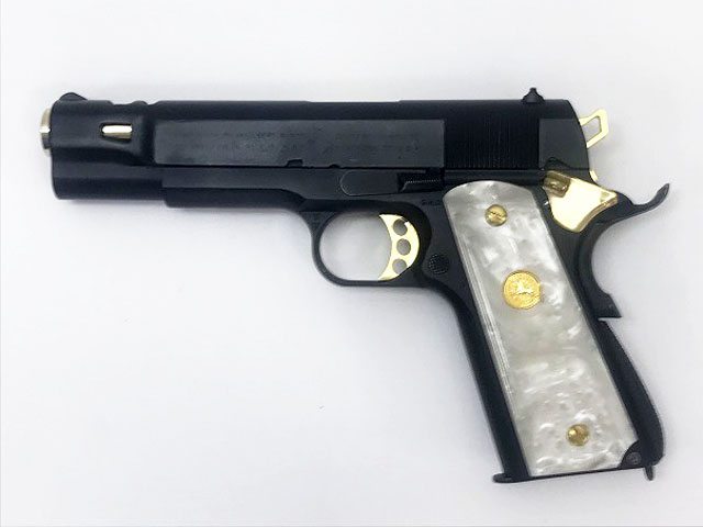 [東京マルイ] M1911A1 コルトガバメント ゴールド/パールグリップ カスタム品 (中古)