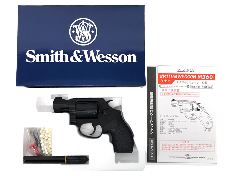 [タナカ] S&W M&P 360 .357マグナム 1-7/8インチ HW ガスガン (新品)