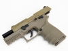 [AEG] SIG P320 M18 USMC GBB TANカラー フル刻印 ホーグラバーグリップ付 (中古)