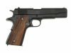 [マルシン] コルトガバメント M1911A1 マットブラックHW 木製グリップカスタム (未発火)