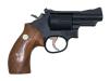 [HWS] S&W M19 2.5インチ HWナチュラル 発火モデルガン スムースタイプ木製グリップカスタム (中古)