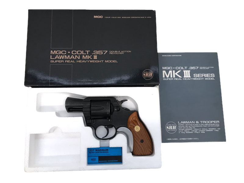 [MGC] コルト ローマン MkIII 2インチ スーパーリアルHW/SRH 発火モデルガン カートサビ有り (中古)