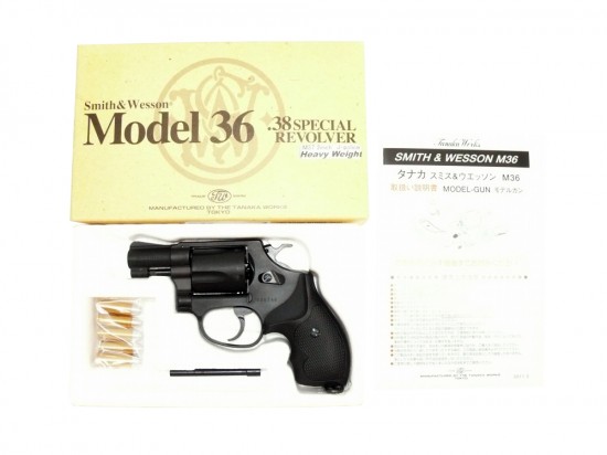 [タナカ] S&W M37 J-police 2インチ HW 発火モデルガン (未発火)