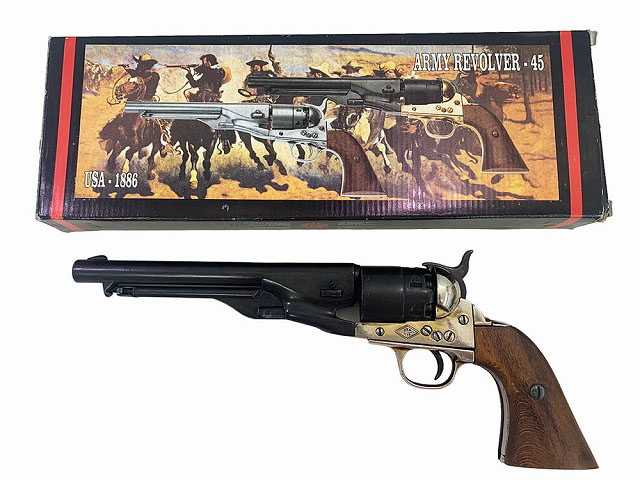 DENIX] アーミー リボルバー 45 USA 1886 金属モデルガン (中古 