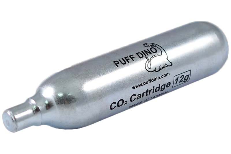 PUFF DINO] CO2 12g カートリッジ 50本セット (新品)｜エアガン.jp