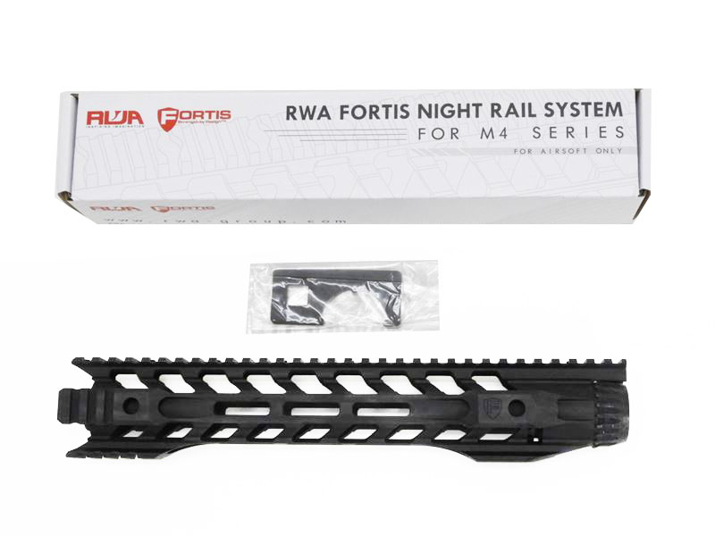 [RWA] Fortis 12inch Night Rail M-LOK ハンドガード STD M4 AEG/GBBR (未使用)
