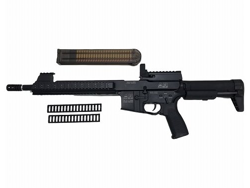 S&T] ST-57/AR-57 AEG 5.7×28mm弾 FN P90マガジン搭載電動ガン ガンケース付 (中古)｜エアガン.jp