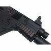 [KWA] クリスベクター KRISS VECTOR ブラック ガスブローバックSMG LEDライト/16インチ バレルシュラウド カスタム (中古)