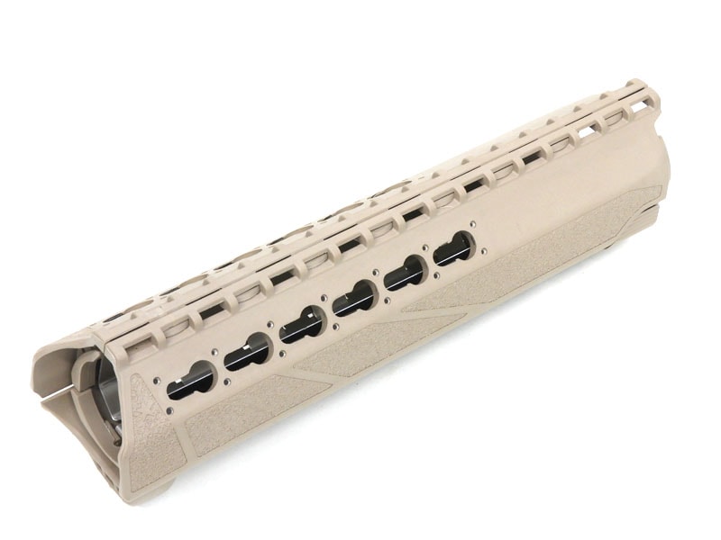 [BCM]M4/AR15用ハンドガード KeyMod Mid-Length FDE (未使用)