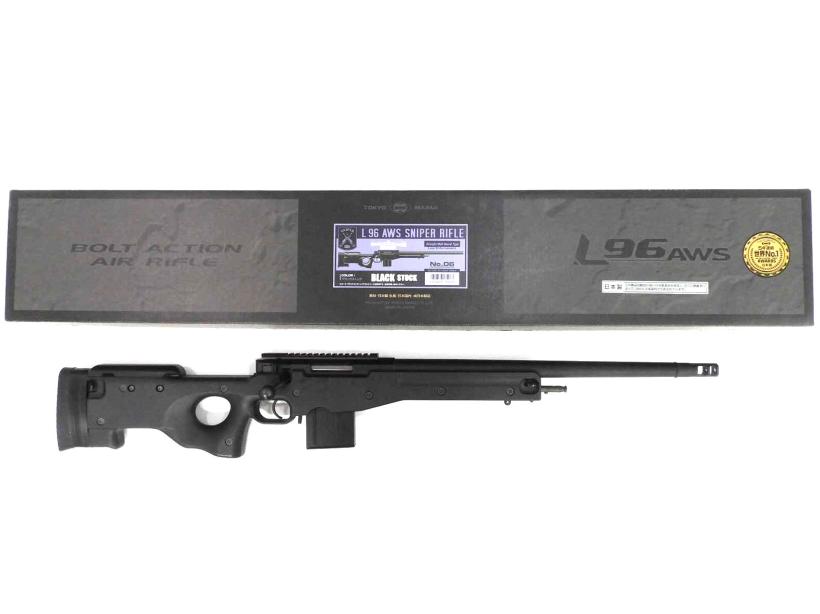 銃の種類スナイパーライフル東京マルイ l96AWS ブラック 箱付き未使用品
