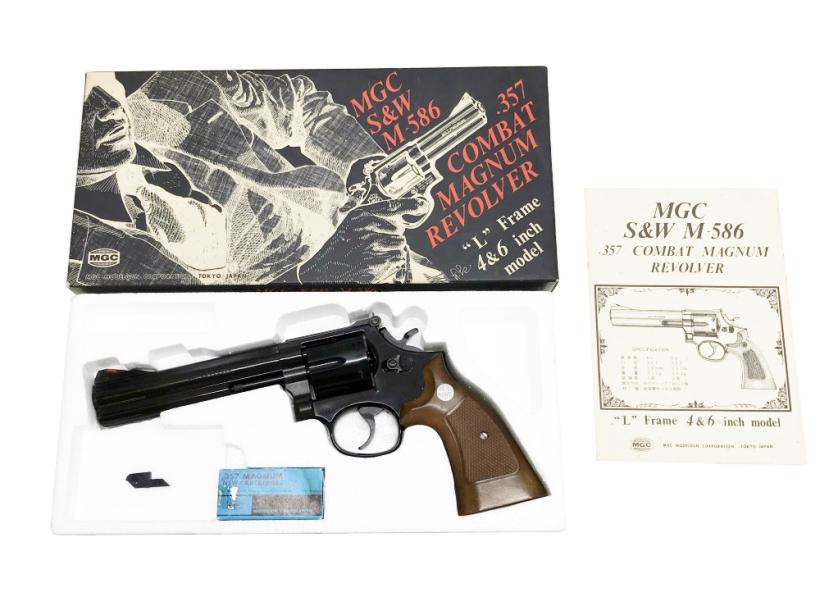 [MGC] S&W M586 コンバット・マグナム 6インチ ABS モデルガン (中古)