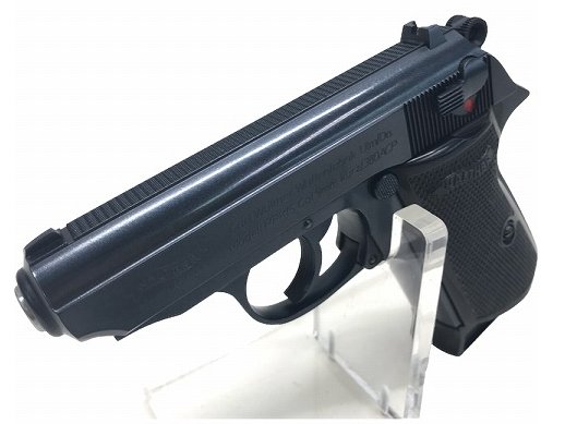 [マルゼン/キャロムショット] ワルサーPPK/S モリブデンブルー ガスブローバック (中古)