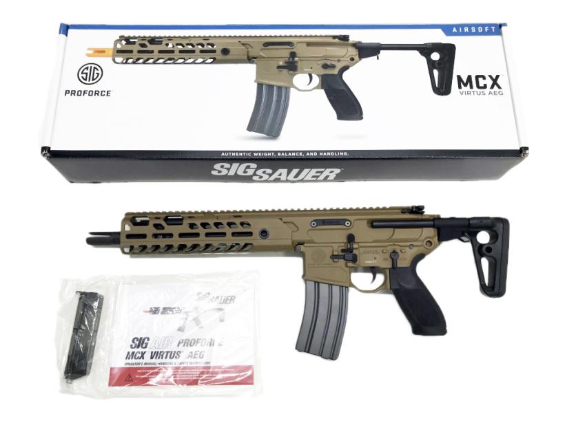 [SIG AIR] ProForce MCX VIRTUS SBR TAN 電動ガン (中古)