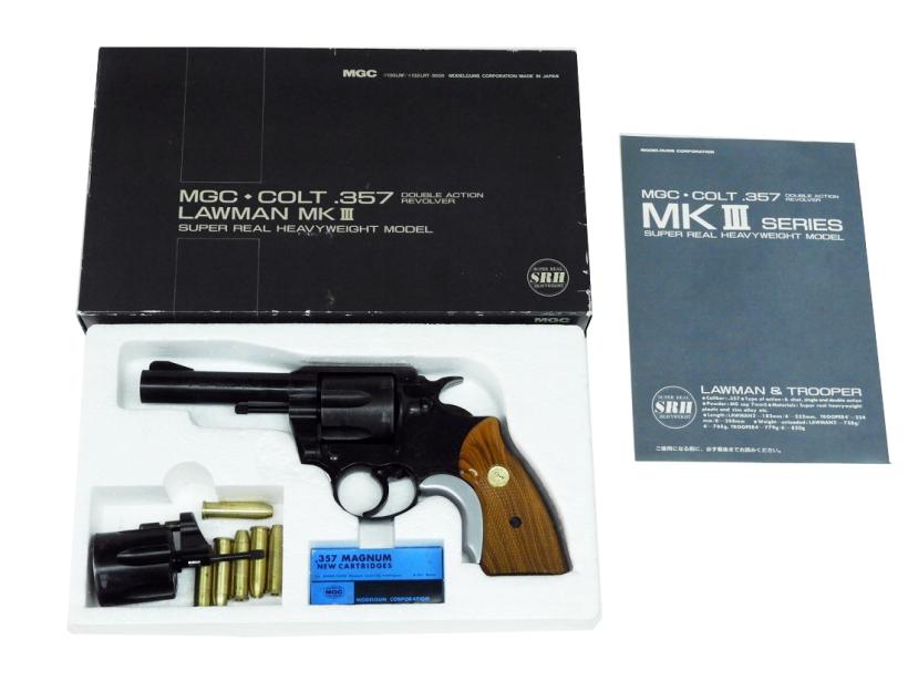 [MGC] コルト ローマン MkIII 4インチ スーパーリアルHW/SRH プロップシリンダーカスタム (中古)