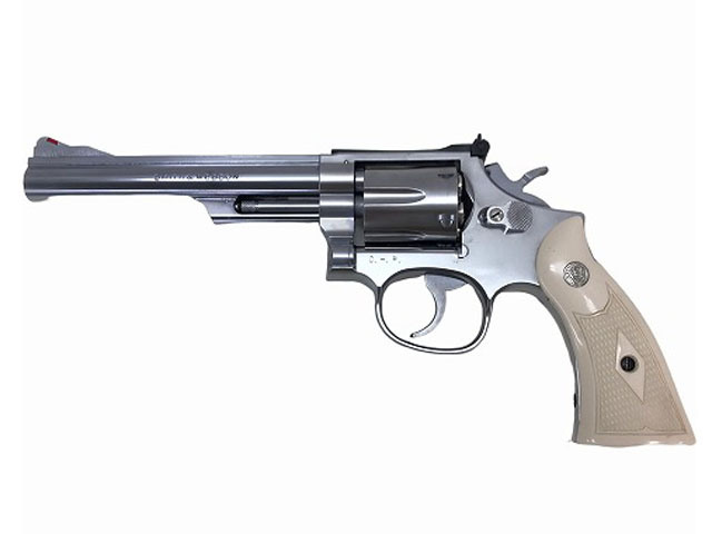 [タナカ] S&W M68 カリフォルニア ハイウェイ パトロール ファースト・デリバリー 6インチ 発火モデル ホワイトグリップ (中古)