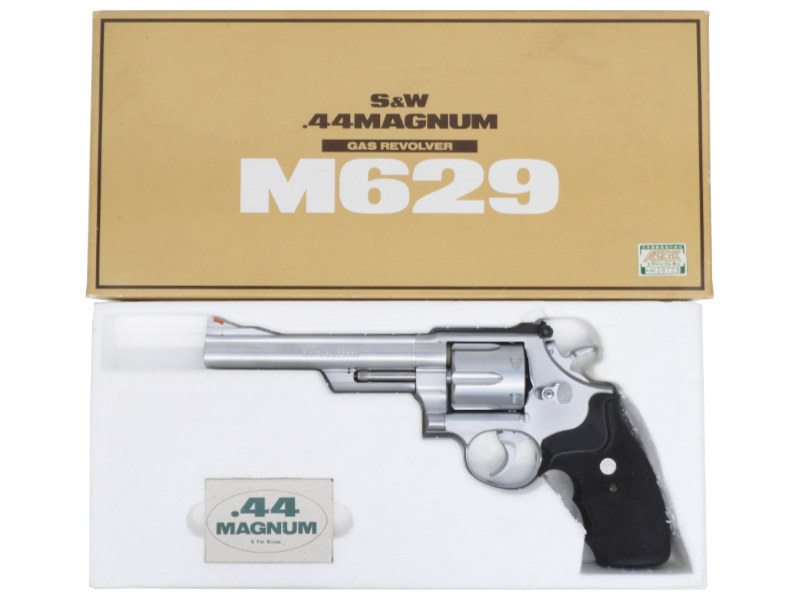 コクサイ] S&W M629 6インチ No.121 シルバーABS ガスリボルバー パックマイヤーグリップ (訳あり)｜エアガン.jp