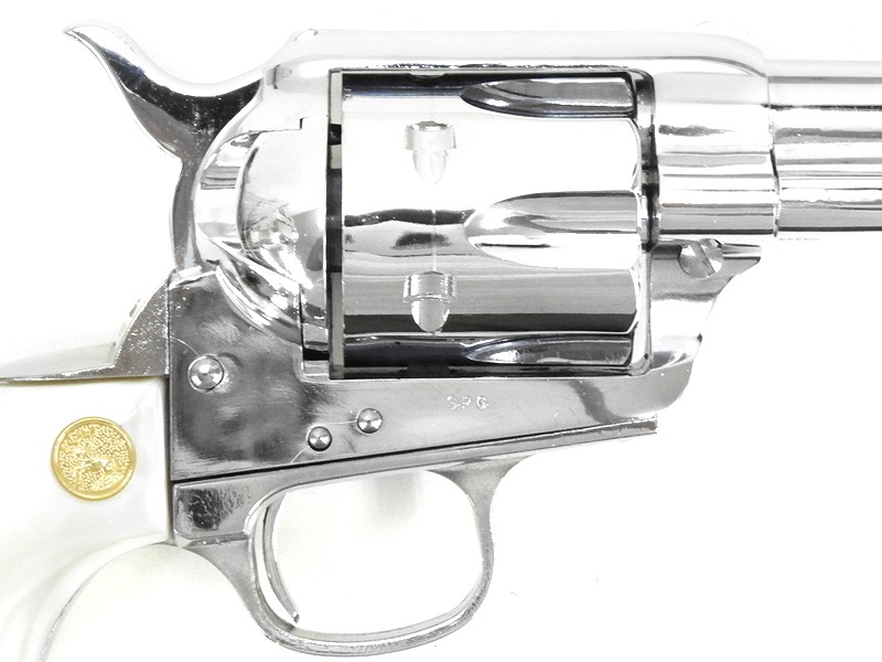 新販売店◎　超貴重　ビンテージ　コルト　SAA 45　SINGLE ACTION ARMY.45 Colt　モデルガン　ハートフォード　ＨＷＳ　オールシルバー モデルガン