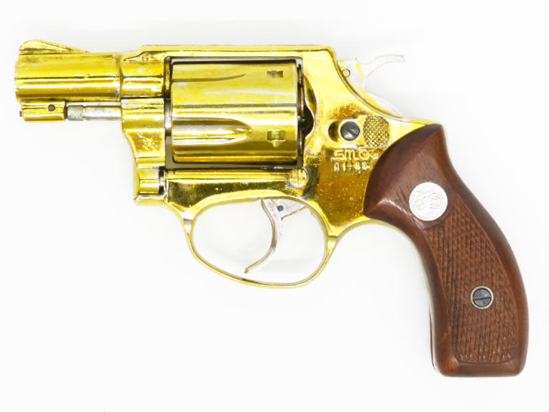 [MGC] S&W M36 2インチ チーフスペシャル 金属モデルガン 木製グリップ (中古)