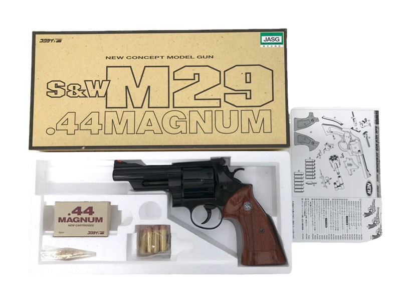 [コクサイ] NO.456 S&W M29 .44マグナム 4インチ スーパーリアルポリフィニッシュモデル サイドプレートマーク入り ウッディグリップ モデルガン (中古)