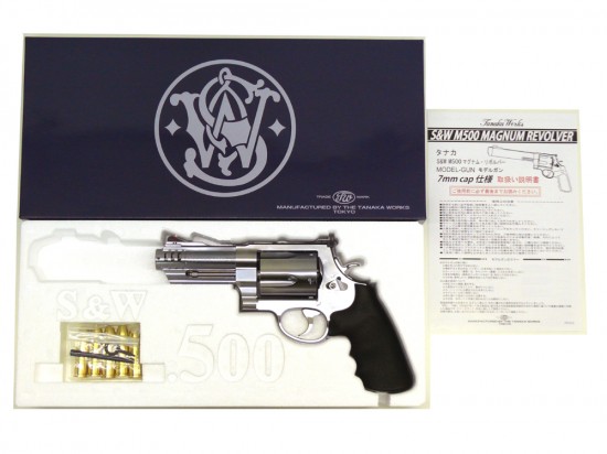 タナカ] S&W M500 3+1インチ マグナムリボルバー ステンレス ver.2