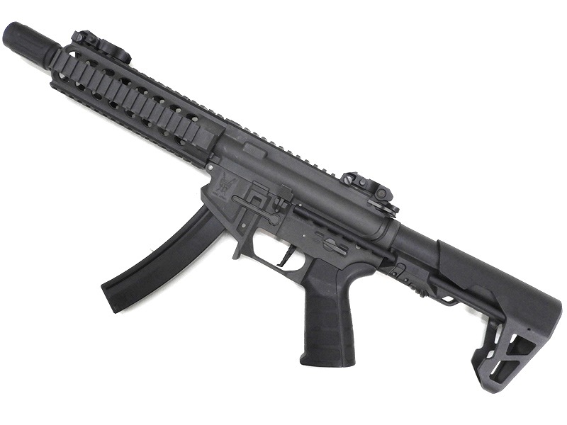 KingArms] PDW 9mm SBR ロング AR15ライクPCC 電動ガン KA-AG-231-GY (中古)｜エアガン.jp