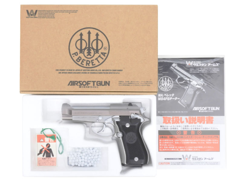 [WA] ベレッタ M84FS チーター ABS シルバー ガスブローバック (中古)