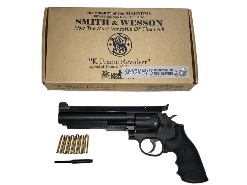 [SMOKEYS GUN FACTRY] S&W M19 PPCカスタム 発火モデルガン (未発火)