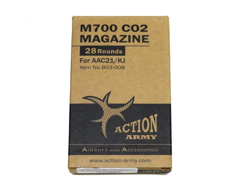 ACTION ARMY] KJW/TANAKA M700/M24用 CO2マガジン 28連 BK (中古