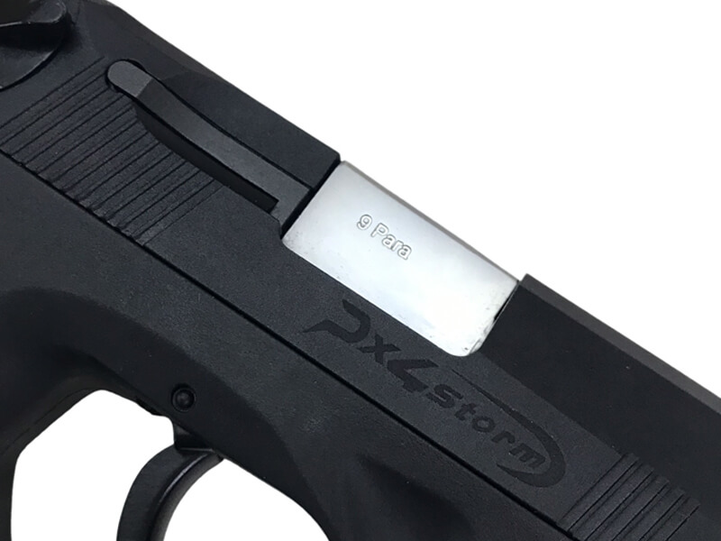 WE] Px4 コンパクト GBB ブラック リアル刻印モデル アウターバレル